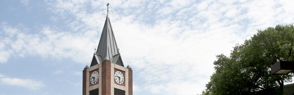 top of UIW clock tower